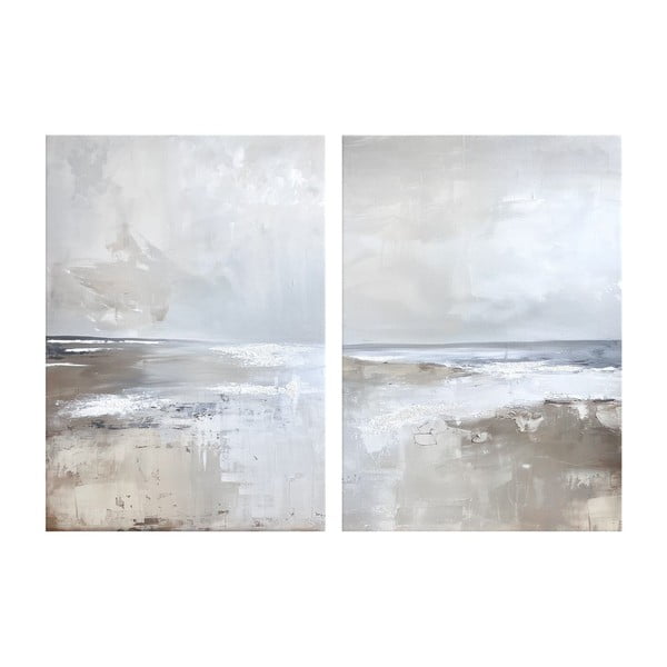 Obrazy s ručně malovanými prvky v sadě 2 ks 50x70 cm Breeze – Styler