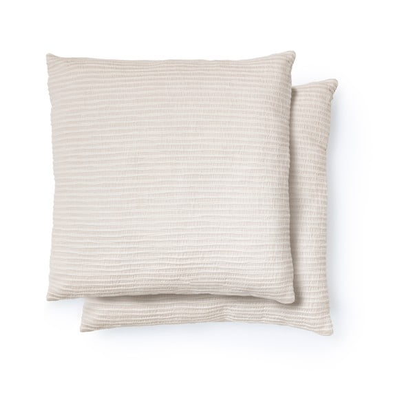 Povlaky na polštáře v sadě 2 ks z žakáru 50x50 cm Vindi – Kave Home