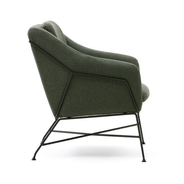 Zelené křeslo Brida – Kave Home-image-3