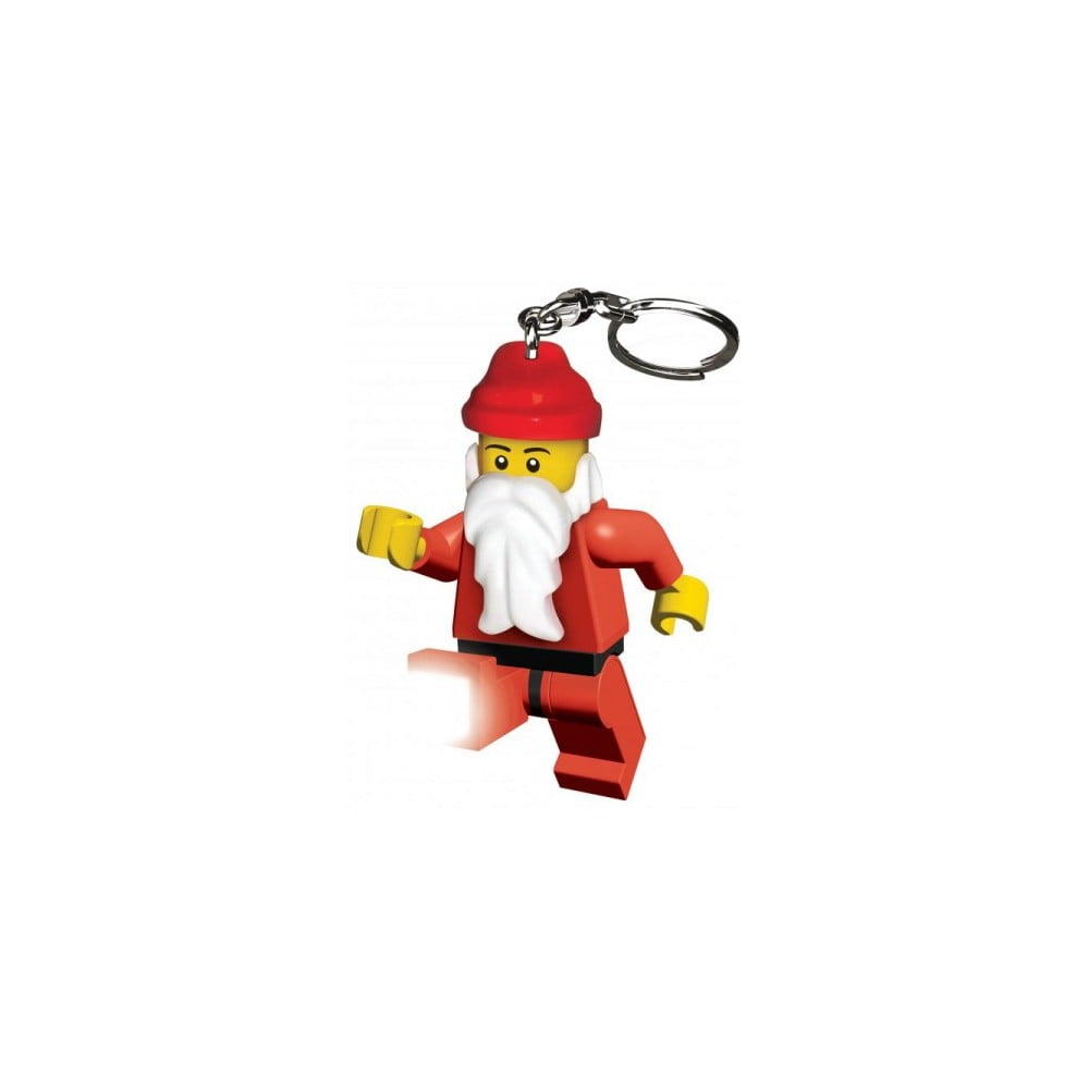 Svítící klíčenka LEGO Santa