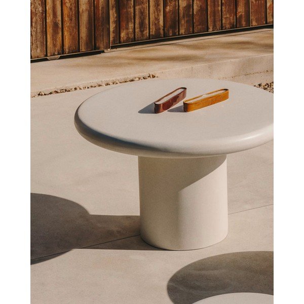 Kulatý zahradní jídelní stůl ø 90 cm Addaia – Kave Home-image-1