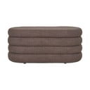 Hnědá lavice z textilie bouclé Dartford – House Nordic