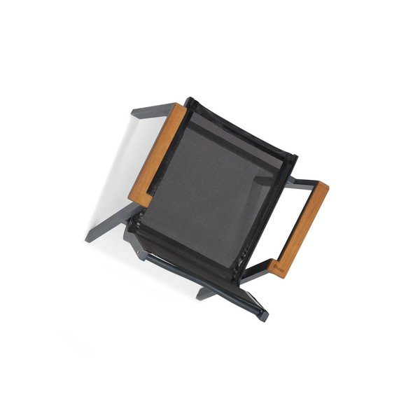 Černé kovové zahradní židle v sadě 6 ks Ottowa – Floriane Garden-image-2