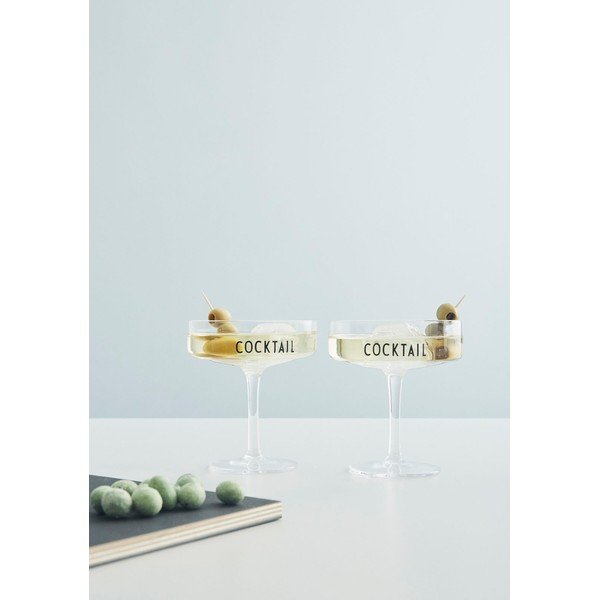 Sada 2 koktejlových sklenic Design Letters Cocktail-image-1