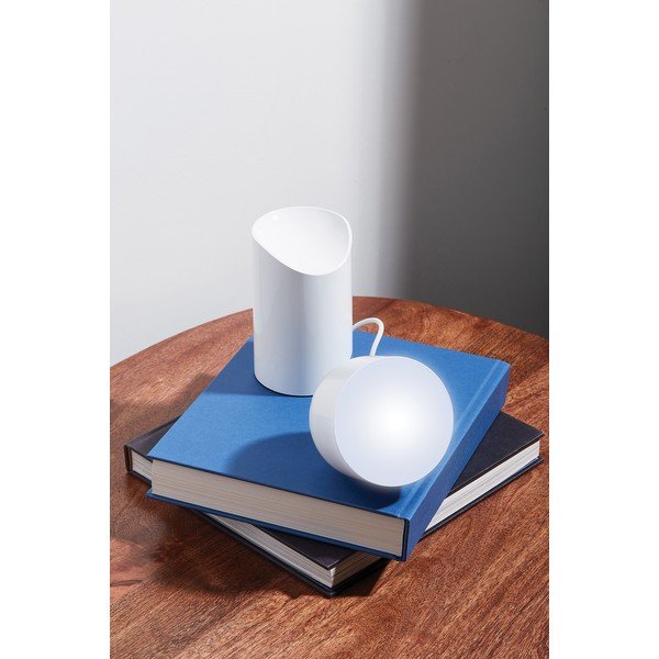 Bílá LED stolní lampa (výška 14 cm) Orbe – Lexon-image-2