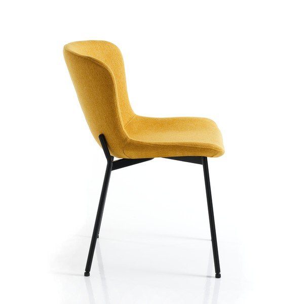 Okrově žluté jídelní židle v sadě 2 ks Snug – Tomasucci-image-2