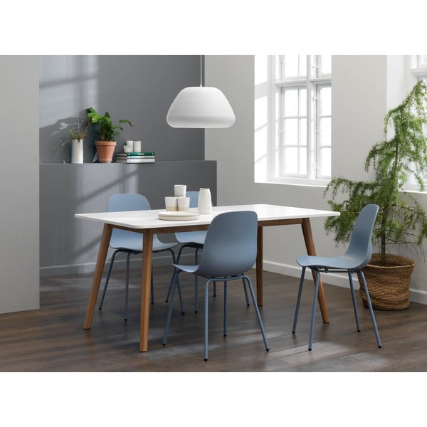 Sada 2 šedomodrých židlí Unique Furniture Whitby-image-1