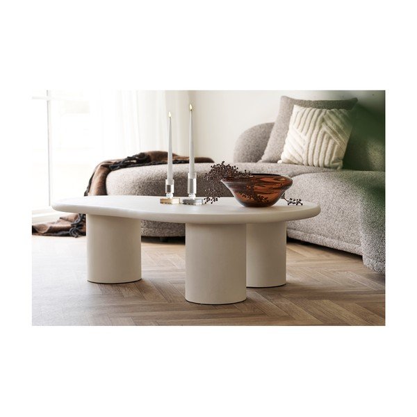 Světle šedý konferenční stolek 80x120 cm Palmera – House Nordic-image-4