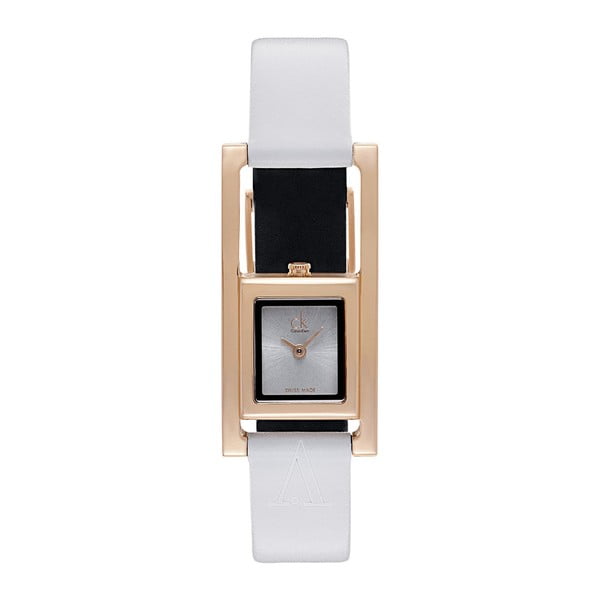 Dámské bílé hodinky Calvin Klein K4H436L6