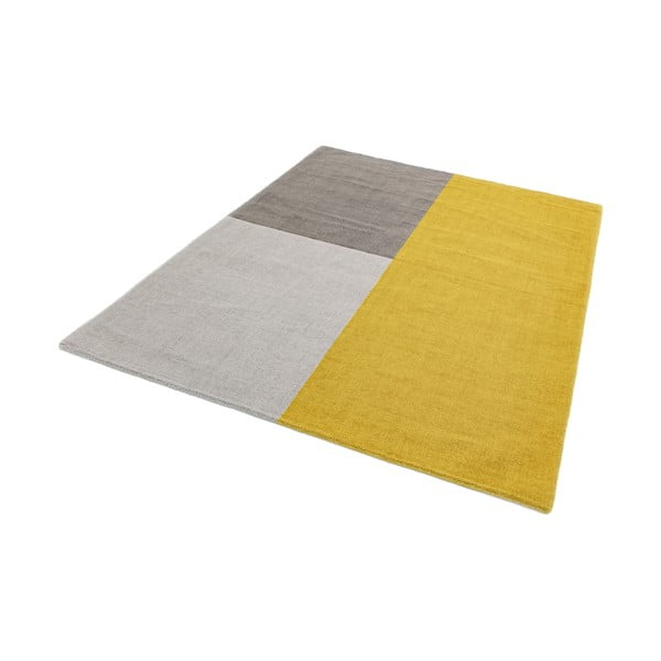 Žluto-šedý koberec Asiatic Carpets Blox, 160 x 230 cm-image-2