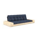 Tmavě modrá rozkládací pohovka 244 cm Base – Karup Design