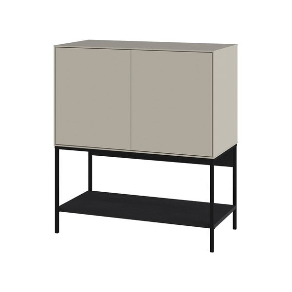 Černo-krémová skříňka 80x90x40 cm Amira – Marckeric