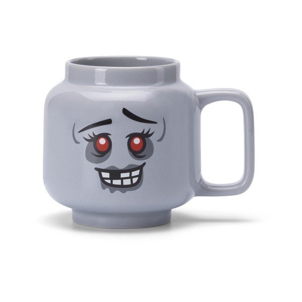 Šedý keramický dětský hrnek na latte 530 ml Zombie – LEGO®