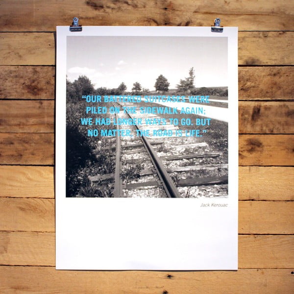 Plakát Jack Kerouac, 30x41 cm