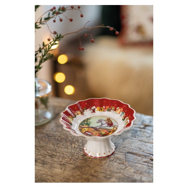 Porcelánový servírovací talíř s vánočním motivem Villeroy & Boch, ø 14,5 cm
