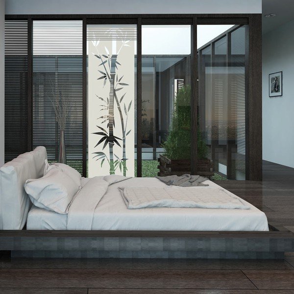 Voděodolná samolepka do sprchy Ambiance Bamboo, 195 x 55 cm-image-4
