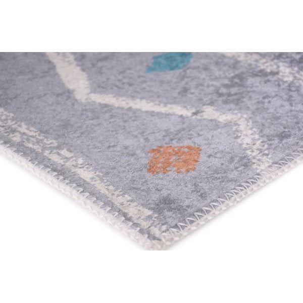 Světle šedý pratelný běhoun 80x200 cm – Vitaus-image-2