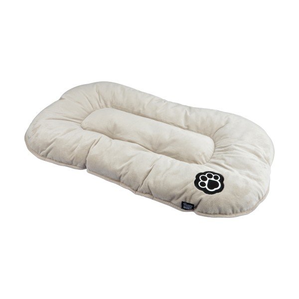 Béžový semišový pelíšek pro psa 107x62 cm Flakes – Love Story-image-2