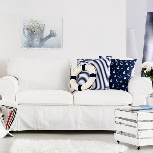 Obraz Styler Canvas Shabby White Love, 32 x 42 cm-image-1