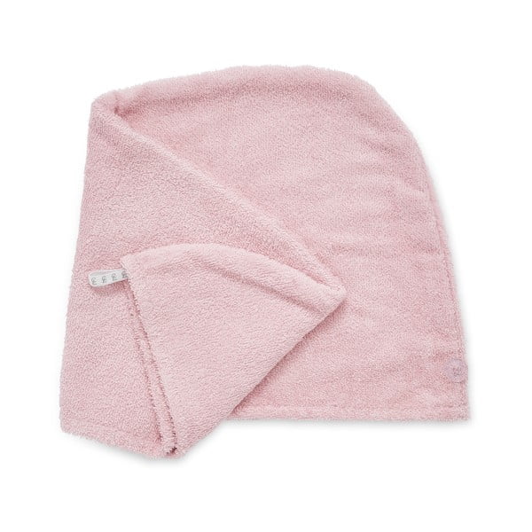 Růžové rychleschnoucí bavlněné ručníky na vlasy v sadě 2 ks 20x13 cm Quick Dry – Catherine Lansfield-image-2