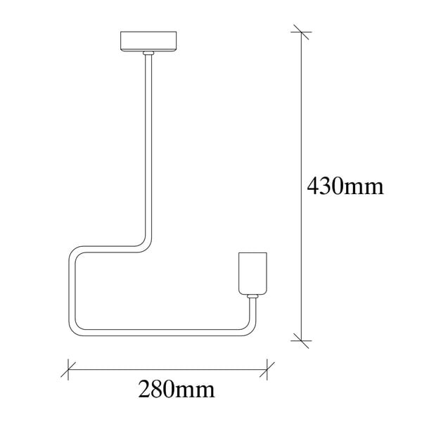 Černé kovové závěsné svítidlo Opviq lights Penelope-image-4