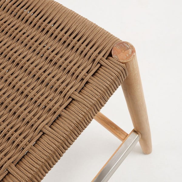 Venkovní barová židle z eukalyptového dřeva Kave Home Glynis-image-4