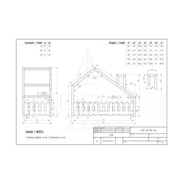 Domečková dětská postel 70x140 cm Dudu – Adeko-image-3