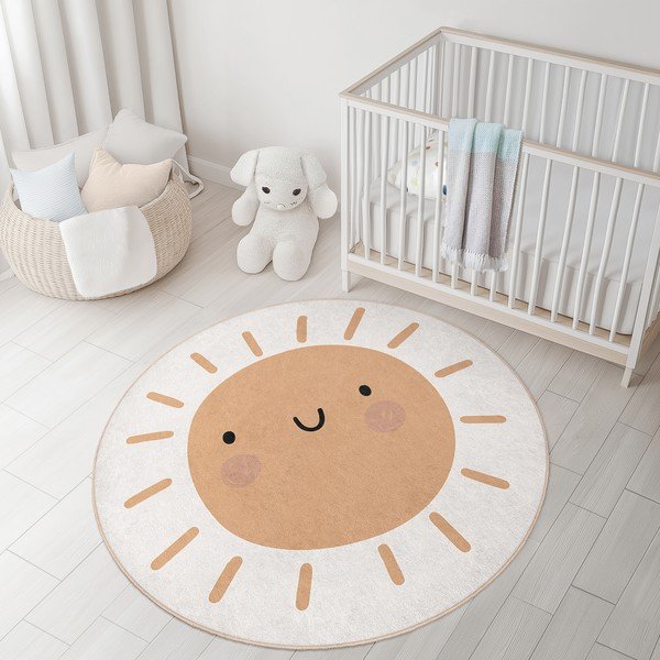 Pratelný dětský koberec ø100 cm Sunny World – Mila Home-image-2