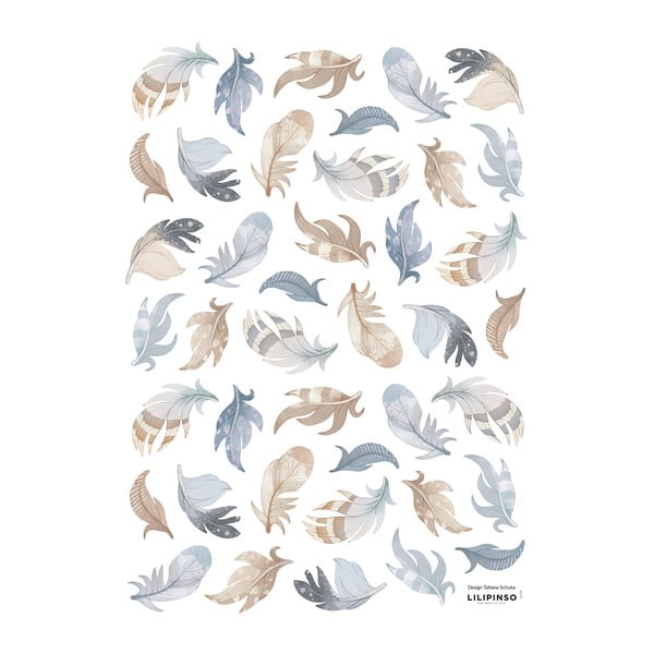 Arch samolepek 30x42 cm Feathers – Lilipinso