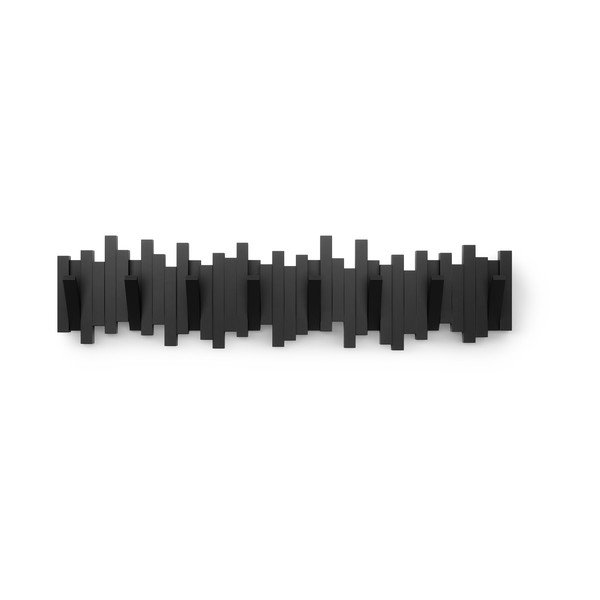 Černý plastový nástěnný věšák 72 cm Sticks – Umbra