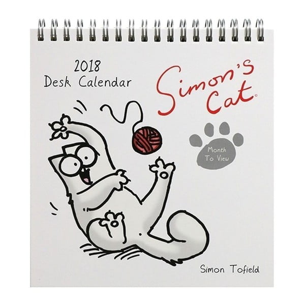 Stolní kalendář pro rok 2018 Portico Designs Simon's Cat