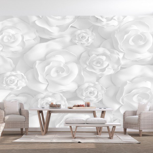 Velkoformátová tapeta Artgeist Plaster Flowers, 200 x 140 cm-image-1