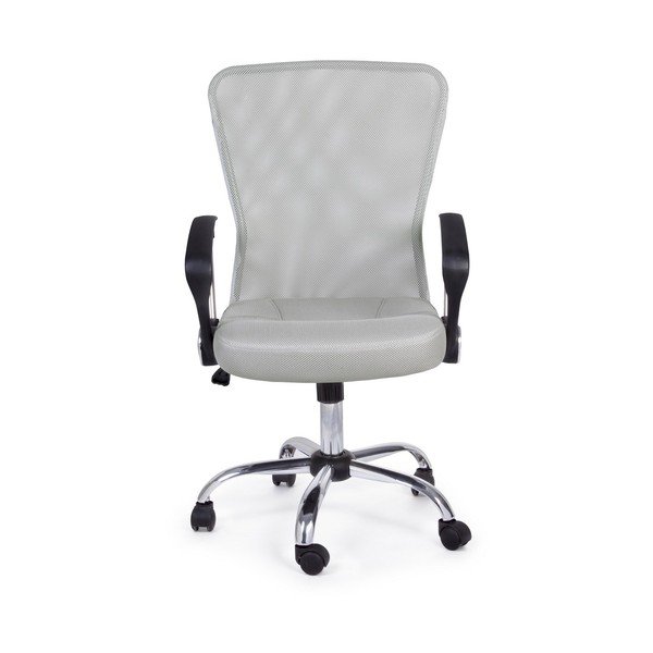Světle šedá čalouněná kancelářská židle Brisbane – Yes Everyday-image-2