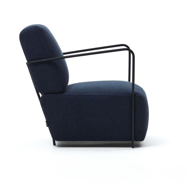 Modré křeslo Gamer – Kave Home-image-2