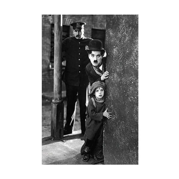 Fotoobraz Charlie Chaplin, 81x51 cm