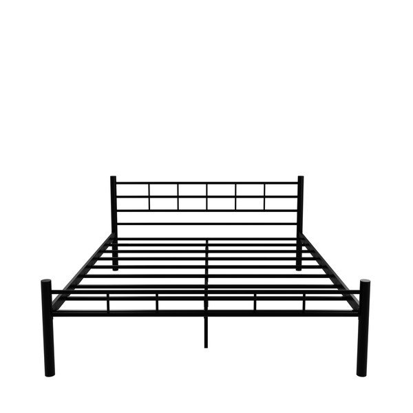 Černá kovová dvoulůžková postel s roštem 160x200 cm K70 – Kalune Design-image-2