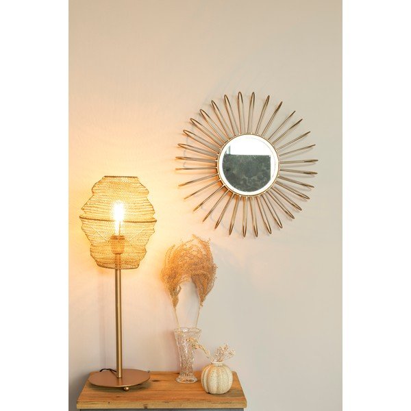 Nástěnné zrcadlo ø 50 cm Selena – White Label-image-1