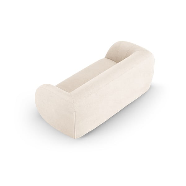 Krémová pohovka z textilie bouclé 210 cm Essen – Cosmopolitan Design-image-3