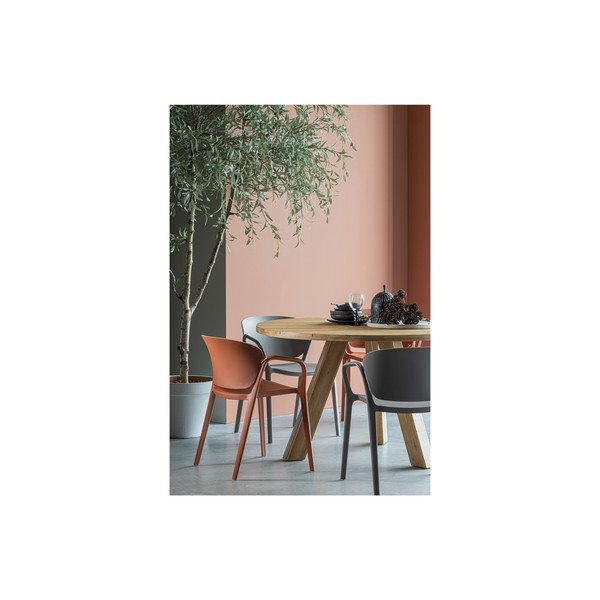 Šedá zahradní židle Billie – WOOOD-image-1