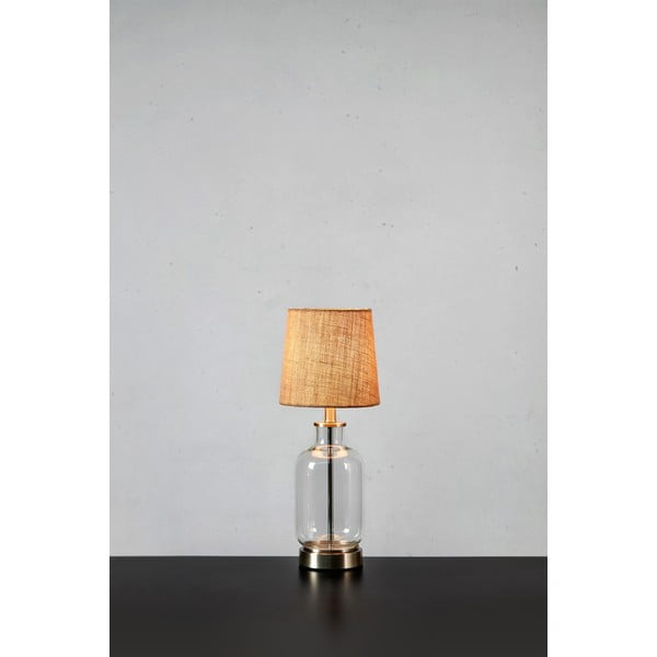 Stolní lampa v přírodní barvě se stínidlem z juty (výška 43 cm) Costero – Markslöjd-image-1