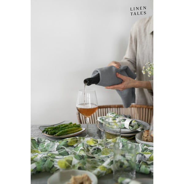 Lněná utěrka 45x65 cm Khaki – Linen Tales-image-4