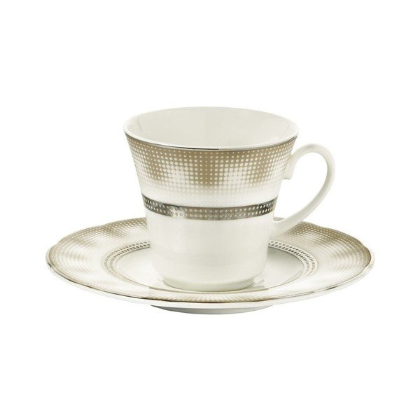 Sada 6 porcelánových šálků s podšálky Kutahya Egypt, 50 ml