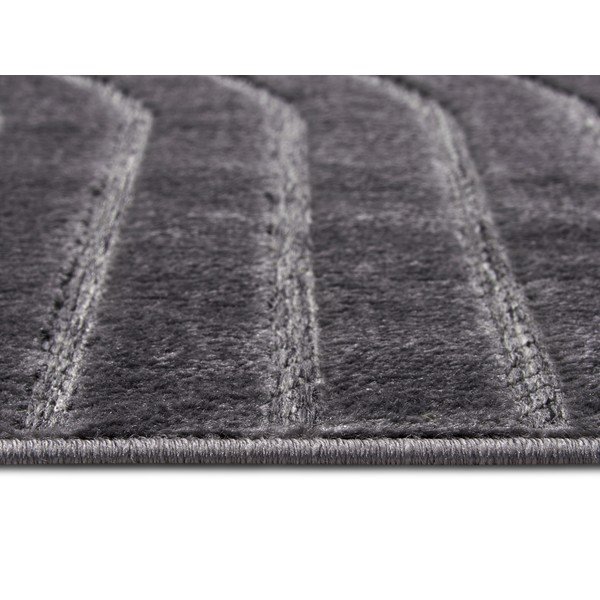 Antracitový koberec 67x120 cm Iconic Wave – Hanse Home-image-2