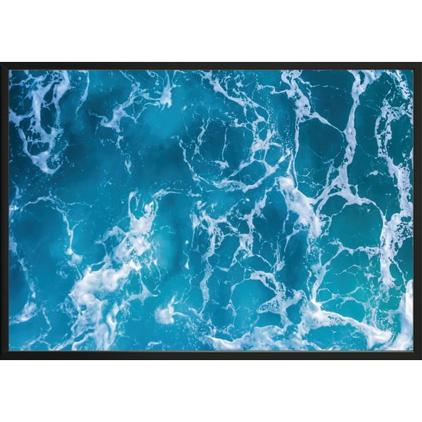 Nástěnný plakát v rámu OCEAN/BLUE, 70 x 100 cm