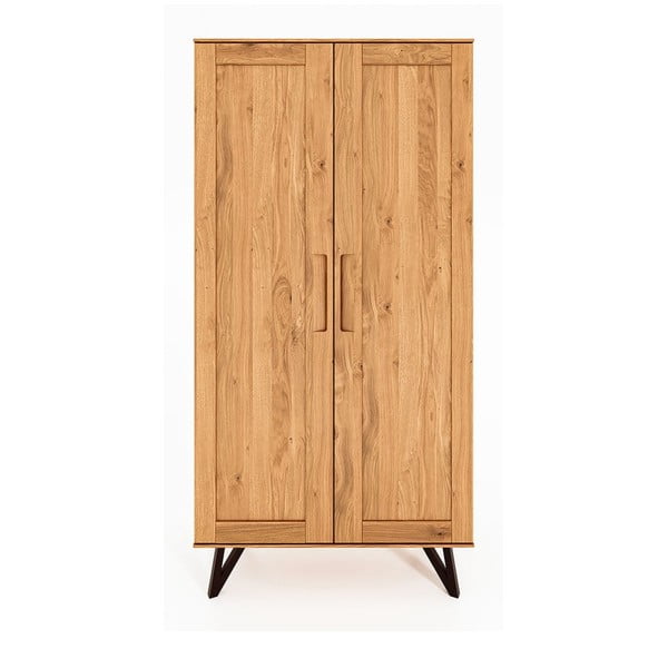 Šatní skříň z dubového dřeva 91x185 cm Golo - The Beds-image-2