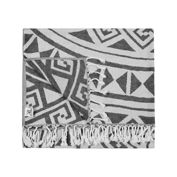 Černá hammam osuška Kate Louise Mirabelle, 165 x 100 cm-image-3