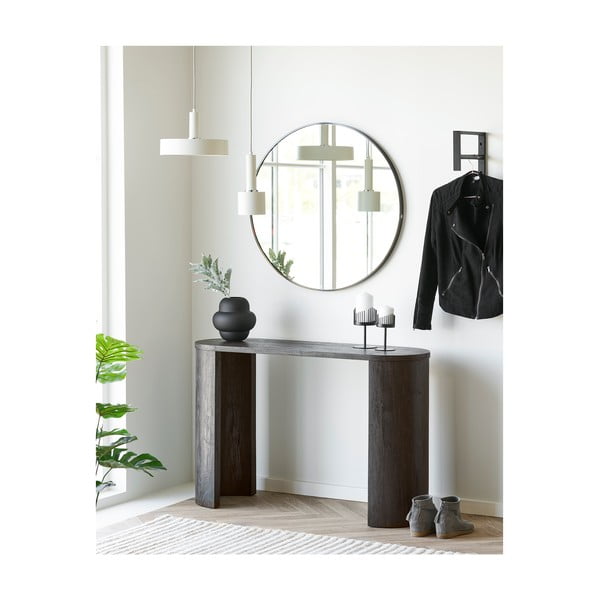 Černá skleněná váza (výška 20 cm) Vera – House Nordic-image-3