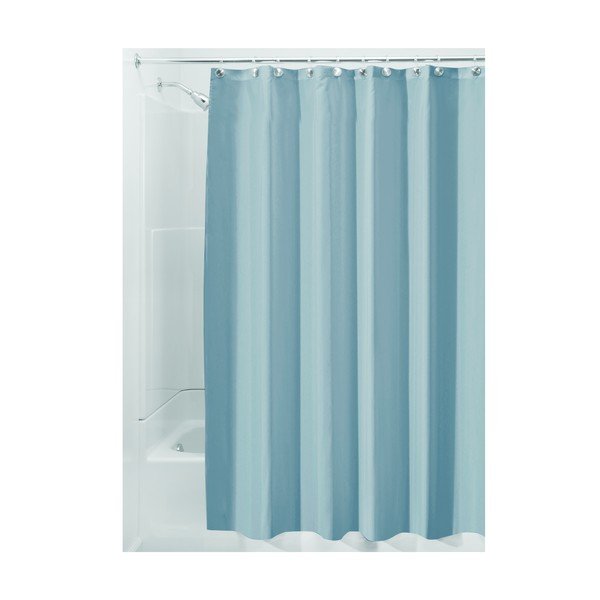 Modrý sprchový závěs iDesign, 200 x 180 cm-image-2