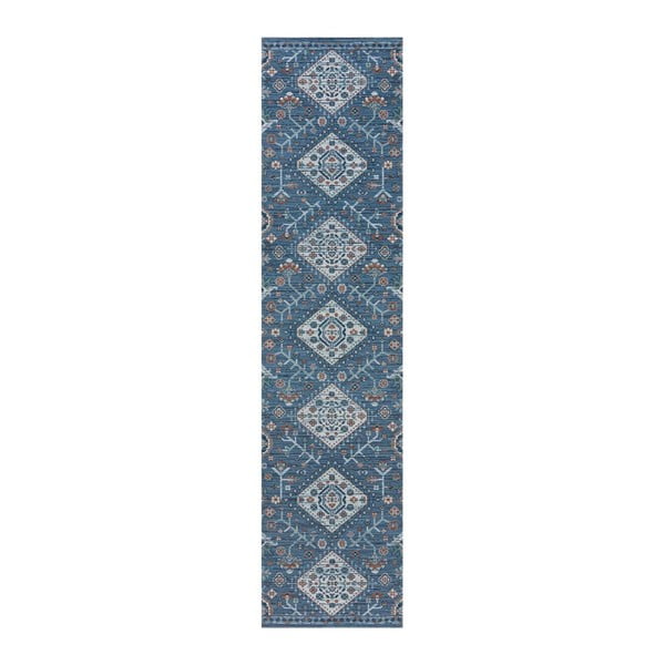 Modrý pratelný koberec běhoun 230x57 cm MATCH Chloe - Flair Rugs