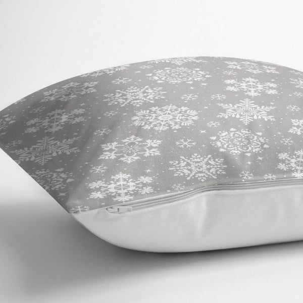 Vánoční povlak na polštář Minimalist Cushion Covers Snowflakes, 42 x 42 cm-image-1